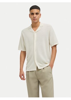 Jack&Jones Polo Orion 12268226 Écru Relaxed Fit ze sklepu MODIVO w kategorii T-shirty męskie - zdjęcie 182742536