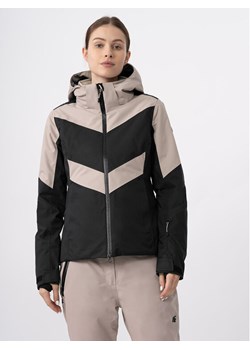4F Kurtka narciarska 4FAW23TTJAF338 Beżowy Slim Fit ze sklepu MODIVO w kategorii Kurtki damskie - zdjęcie 182742555