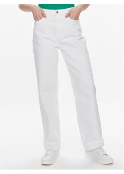 Tommy Hilfiger Jeansy WW0WW41319 Biały Straight Fit ze sklepu MODIVO w kategorii Jeansy damskie - zdjęcie 182742599