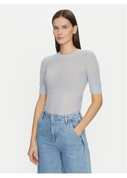 BOSS Sweter 50530718 Błękitny Slim Fit ze sklepu MODIVO w kategorii Swetry damskie - zdjęcie 182742618