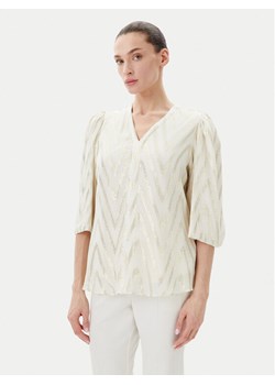 Bruuns Bazaar Bluzka Collard Majlya BBW4486 Beżowy Regular Fit ze sklepu MODIVO w kategorii Bluzki damskie - zdjęcie 182742638