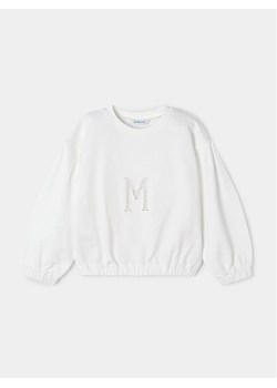 Mayoral Bluza 3468 Écru Regular Fit ze sklepu MODIVO w kategorii Bluzy dziewczęce - zdjęcie 182742645