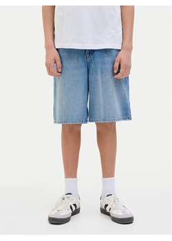 Jack&Jones Junior Szorty jeansowe 12269819 Niebieski Loose Fit ze sklepu MODIVO w kategorii Spodenki chłopięce - zdjęcie 182742726