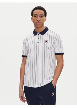Fila Polo Linter FAM0923 Biały Regular Fit ze sklepu MODIVO w kategorii T-shirty męskie - zdjęcie 182742769