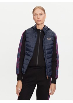 EA7 Emporio Armani Bezrękawnik 6DTQ06 TNGPZ Granatowy Regular Fit ze sklepu MODIVO w kategorii Kamizelki damskie - zdjęcie 182742815