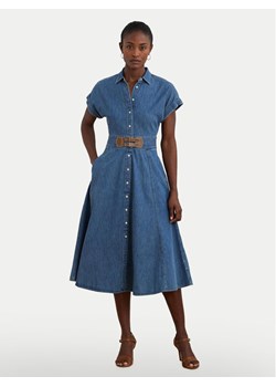 LAUREN RALPH LAUREN Sukienka jeansowa 250963908001 Niebieski Regular Fit ze sklepu MODIVO w kategorii Sukienki - zdjęcie 182742865