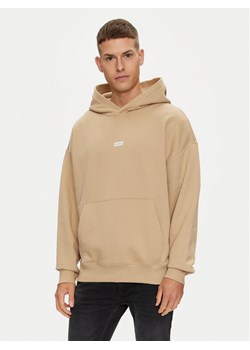 Hugo Bluza Nazardo 50510724 Beżowy Loose Fit ze sklepu MODIVO w kategorii Bluzy męskie - zdjęcie 182742919