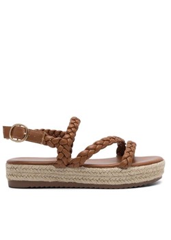 DeeZee Espadryle E8875-1 Brązowy ze sklepu MODIVO w kategorii Sandały damskie - zdjęcie 182742938