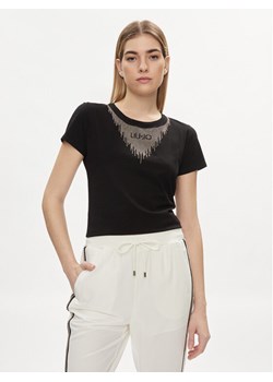 Liu Jo T-Shirt TA4195 J6040 Czarny Regular Fit ze sklepu MODIVO w kategorii Bluzki damskie - zdjęcie 182742939