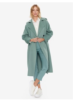 Weekend Max Mara Płaszcz wełniany Cobalto 2350110137 Zielony Regular Fit ze sklepu MODIVO w kategorii Płaszcze damskie - zdjęcie 182742988