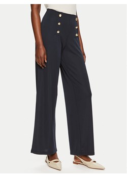Lauren Ralph Lauren Spodnie materiałowe 200807573003 Granatowy Wide Leg ze sklepu MODIVO w kategorii Spodnie damskie - zdjęcie 182743065