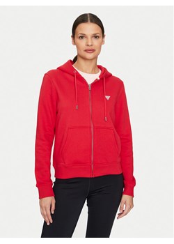 Guess Bluza W4YQ03 KC811 Czerwony Regular Fit ze sklepu MODIVO w kategorii Bluzy damskie - zdjęcie 182743217