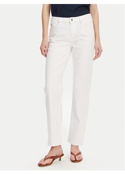 Tommy Hilfiger Jeansy Classic WW0WW45923 Biały Straight Fit ze sklepu MODIVO w kategorii Jeansy damskie - zdjęcie 182743228