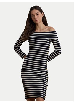 LAUREN RALPH LAUREN Sukienka codzienna 250957718001 Granatowy Slim Fit ze sklepu MODIVO w kategorii Sukienki - zdjęcie 182743245