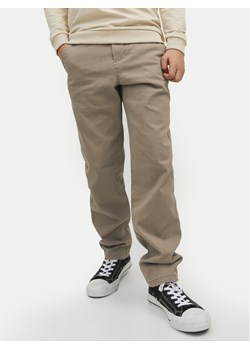 Jack&Jones Junior Chinosy Marco 12224625 Beżowy Regular Fit ze sklepu MODIVO w kategorii Spodnie chłopięce - zdjęcie 182743267