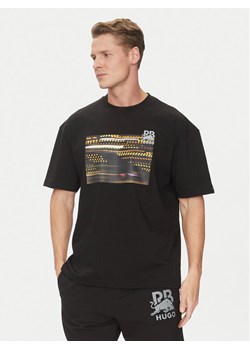HUGO T-Shirt Daveley_RB 50545125 Czarny Regular Fit ze sklepu MODIVO w kategorii T-shirty męskie - zdjęcie 182743286