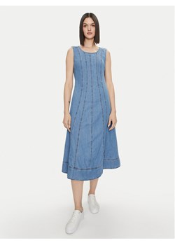United Colors Of Benetton Sukienka jeansowa 4SULDV087 Niebieski Regular Fit ze sklepu MODIVO w kategorii Sukienki - zdjęcie 182743375