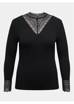 ONLY Carmakoma Bluzka Tilde 15308237 Czarny Regular Fit ze sklepu MODIVO w kategorii Bluzki damskie - zdjęcie 182743417