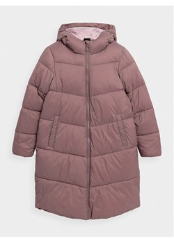4F Kurtka zimowa 4FJAW23TDJAF268 Różowy Regular Fit ze sklepu MODIVO w kategorii Kurtki dziewczęce - zdjęcie 182743447