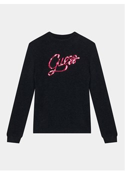 Guess Sweter J3BR06 Z2YA0 Czarny Regular Fit ze sklepu MODIVO w kategorii Swetry dziewczęce - zdjęcie 182743498