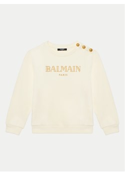 Balmain Bluza BV4B10-Z0081 102 Écru Regular Fit ze sklepu MODIVO w kategorii Bluzy dziewczęce - zdjęcie 182743528
