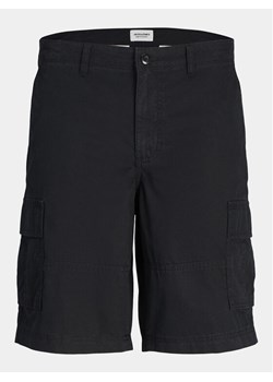 Jack&Jones Junior Szorty materiałowe Jpstcole 12254171 Czarny Loose Fit ze sklepu MODIVO w kategorii Spodenki chłopięce - zdjęcie 182743549