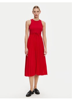 Tommy Hilfiger Sukienka codzienna WW0WW39342 Czerwony Regular Fit ze sklepu MODIVO w kategorii Sukienki - zdjęcie 182743568