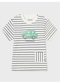Mayoral T-Shirt 1024 Beżowy Regular Fit ze sklepu MODIVO w kategorii Koszulki niemowlęce - zdjęcie 182743599