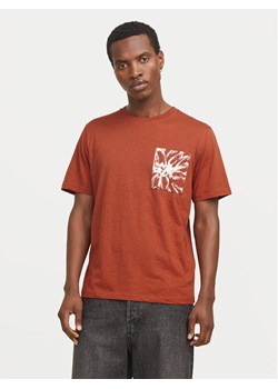 Jack&Jones T-Shirt Split 12272995 Brązowy Regular Fit ze sklepu MODIVO w kategorii T-shirty męskie - zdjęcie 182743665