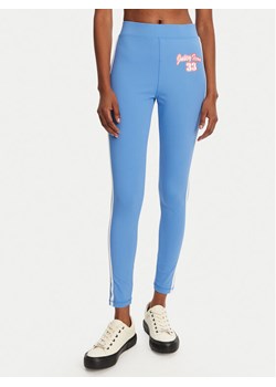 Juicy Couture Legginsy JCSML125405 Niebieski Slim Fit ze sklepu MODIVO w kategorii Spodnie damskie - zdjęcie 182743795