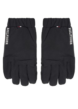 Tommy Hilfiger Rękawiczki Męskie Th Monotype Quilt AM0AM12829 Czarny ze sklepu MODIVO w kategorii Rękawiczki męskie - zdjęcie 182743839
