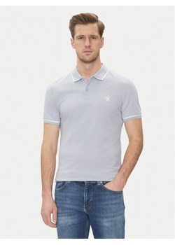Calvin Klein Jeans Polo J30J315603 Niebieski Slim Fit ze sklepu MODIVO w kategorii T-shirty męskie - zdjęcie 182743846