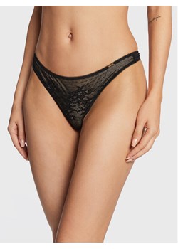 Gossard Stringi Glossies 13006 Czarny ze sklepu MODIVO w kategorii Majtki damskie - zdjęcie 182743936