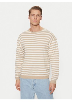 Jack&Jones Sweter Calvin 12269031 Beżowy Relaxed Fit ze sklepu MODIVO w kategorii Swetry męskie - zdjęcie 182743946