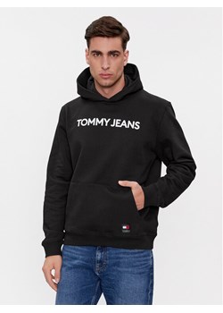 Tommy Jeans Bluza Bold Classics DM0DM18413 Czarny Regular Fit ze sklepu MODIVO w kategorii Bluzy męskie - zdjęcie 182744115