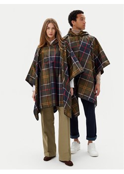 Barbour Ponczo Tartan UAC0214TN11 Zielony Relaxed Fit ze sklepu MODIVO w kategorii Kurtki damskie - zdjęcie 182744116