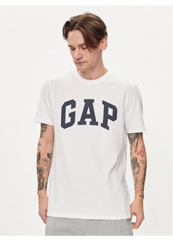 Gap T-Shirt 856659-03 Biały Regular Fit ze sklepu MODIVO w kategorii T-shirty męskie - zdjęcie 182744206