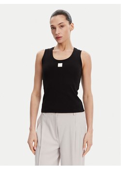 Fracomina Top FP25ST2001J40101 Czarny Slim Fit ze sklepu MODIVO w kategorii Bluzki damskie - zdjęcie 182744216