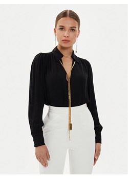 Elisabetta Franchi Bluzka CA-093-46E2-V420 Czarny Standard Fit ze sklepu MODIVO w kategorii Bluzki damskie - zdjęcie 182744279