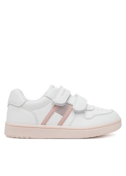 Tommy Hilfiger Sneakersy Flag Low Cut Velcro Sneaker T1A9-33730-1439 S Biały ze sklepu MODIVO w kategorii Buty sportowe dziecięce - zdjęcie 182744317