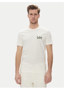 Lee T-Shirt Medium Wobbly 112364535 Biały Regular Fit ze sklepu MODIVO w kategorii T-shirty męskie - zdjęcie 182744318