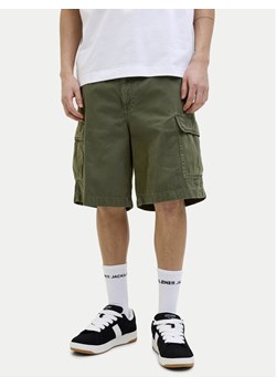 Jack&Jones Szorty materiałowe Karl 12269374 Zielony Loose Fit ze sklepu MODIVO w kategorii Spodenki męskie - zdjęcie 182744349