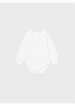 Mayoral Body 125 Biały Regular Fit ze sklepu MODIVO w kategorii Body niemowlęce - zdjęcie 182744436