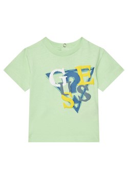 Guess T-Shirt I5GI01 K8HM4 Zielony Regular Fit ze sklepu MODIVO w kategorii Koszulki niemowlęce - zdjęcie 182744708