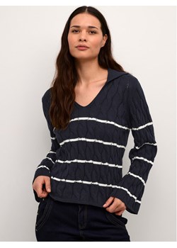 Cream Sweter Crpano Knit 10611644 Granatowy Regular Fit ze sklepu MODIVO w kategorii Swetry damskie - zdjęcie 182744725