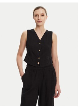 Vero Moda Kamizelka garniturowa Caia 10333795 Czarny Regular Fit ze sklepu MODIVO w kategorii Kamizelki damskie - zdjęcie 182744817