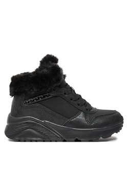 Skechers Botki Uno Lite - Comfurt Collar 310396L/BBK Czarny ze sklepu MODIVO w kategorii Buty zimowe dziecięce - zdjęcie 182744818