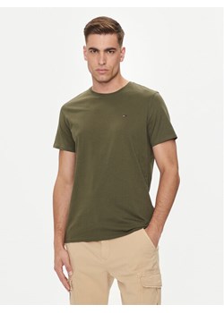 Tommy Jeans T-Shirt DM0DM04411 Zielony Slim Fit ze sklepu MODIVO w kategorii T-shirty męskie - zdjęcie 182745037