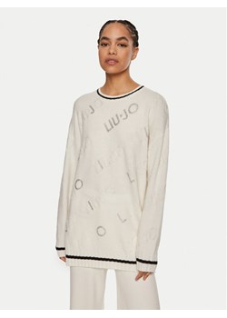 Liu Jo Sweter TF4173 MS55L C3447 Biały Regular Fit ze sklepu MODIVO w kategorii Swetry damskie - zdjęcie 182745095