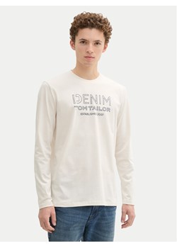 Tom Tailor Denim Longsleeve 1043484 Écru Regular Fit - id: 0000304210907 - marki Tom Tailor Denim - 182745105 Tom Tailor Denim Longsleeve 1043484 Écru Regular Fit ze sklepu MODIVO w kategorii T-shirty męskie - zdjęcie 182745105